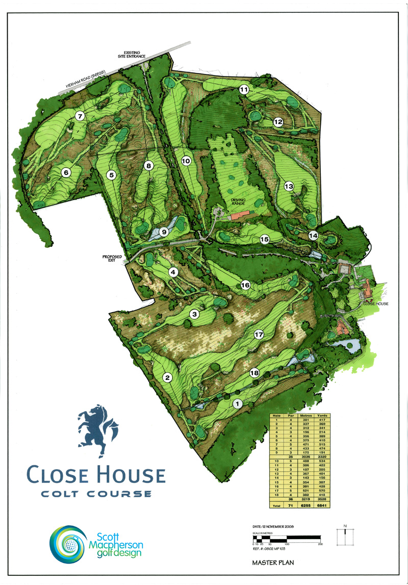 Plans Scott Macpherson Golf Design